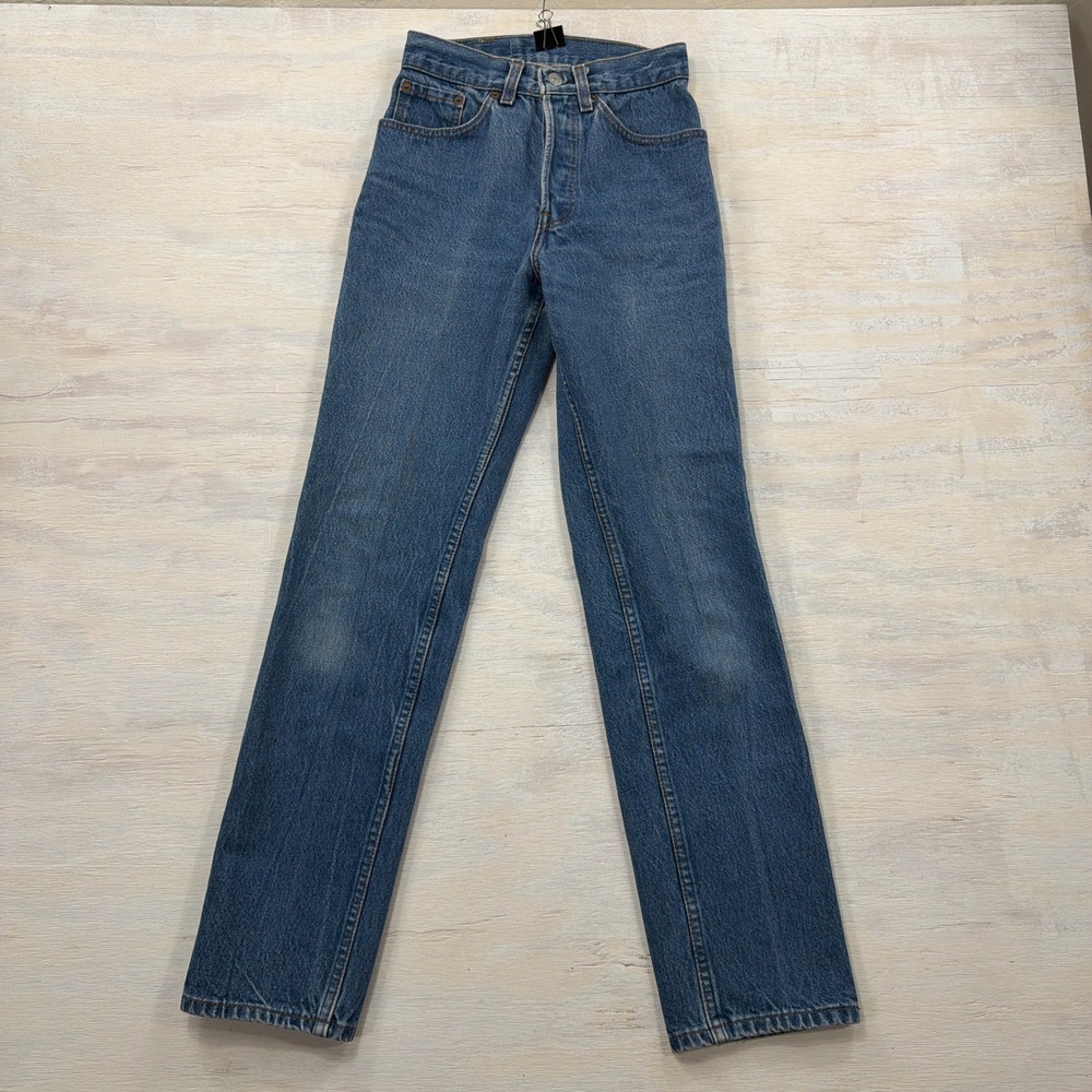 VTG 70s 80s Women's Levi's 501 Jeans 26501 0156 Made in USA 25x30 Fade